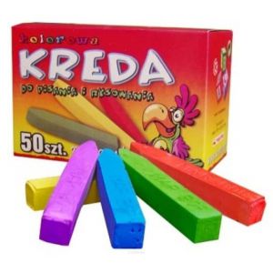 Kreda Mar-Bor kolorowa, 50 sztuk